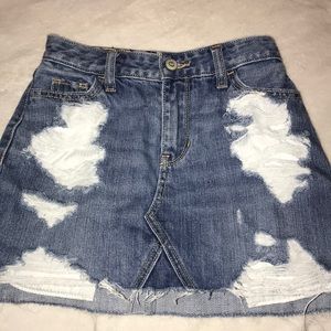 Hollister Jean Skirt. ONLY WORN ONCE!!